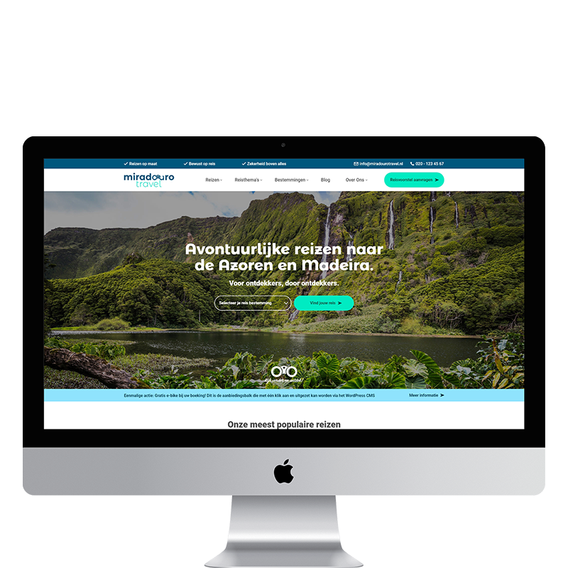 Miradouro Travel wordpress website