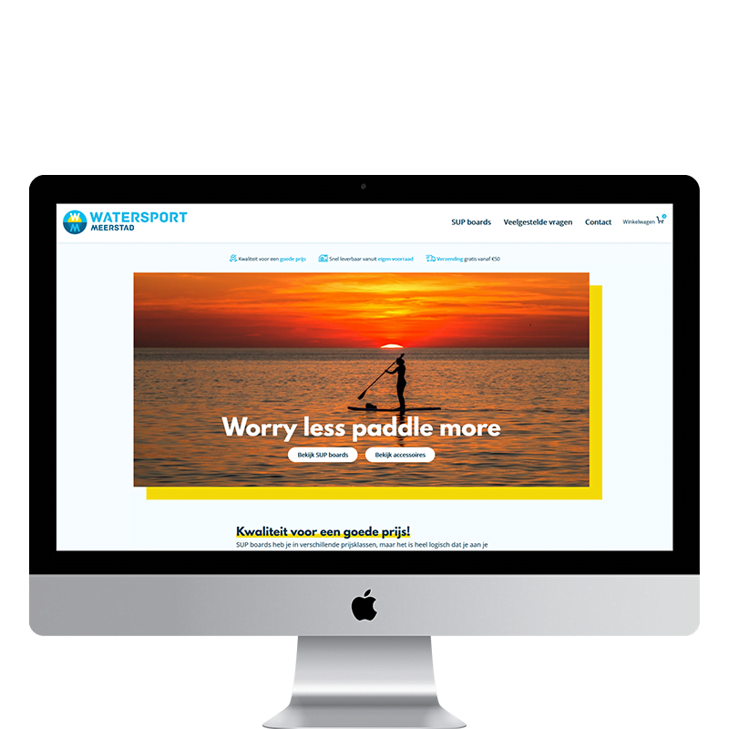 watersport meerstad woocommerce webshop
