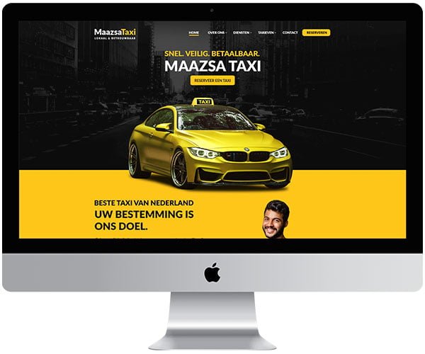 webdesign Maazsa Taxi - Internetbureau Jun-E-Jay